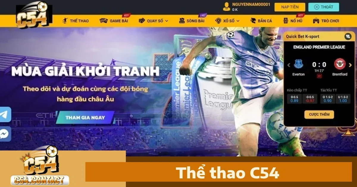 Thể thao c54 1 Vì sao nên chọn Thể thao C54?